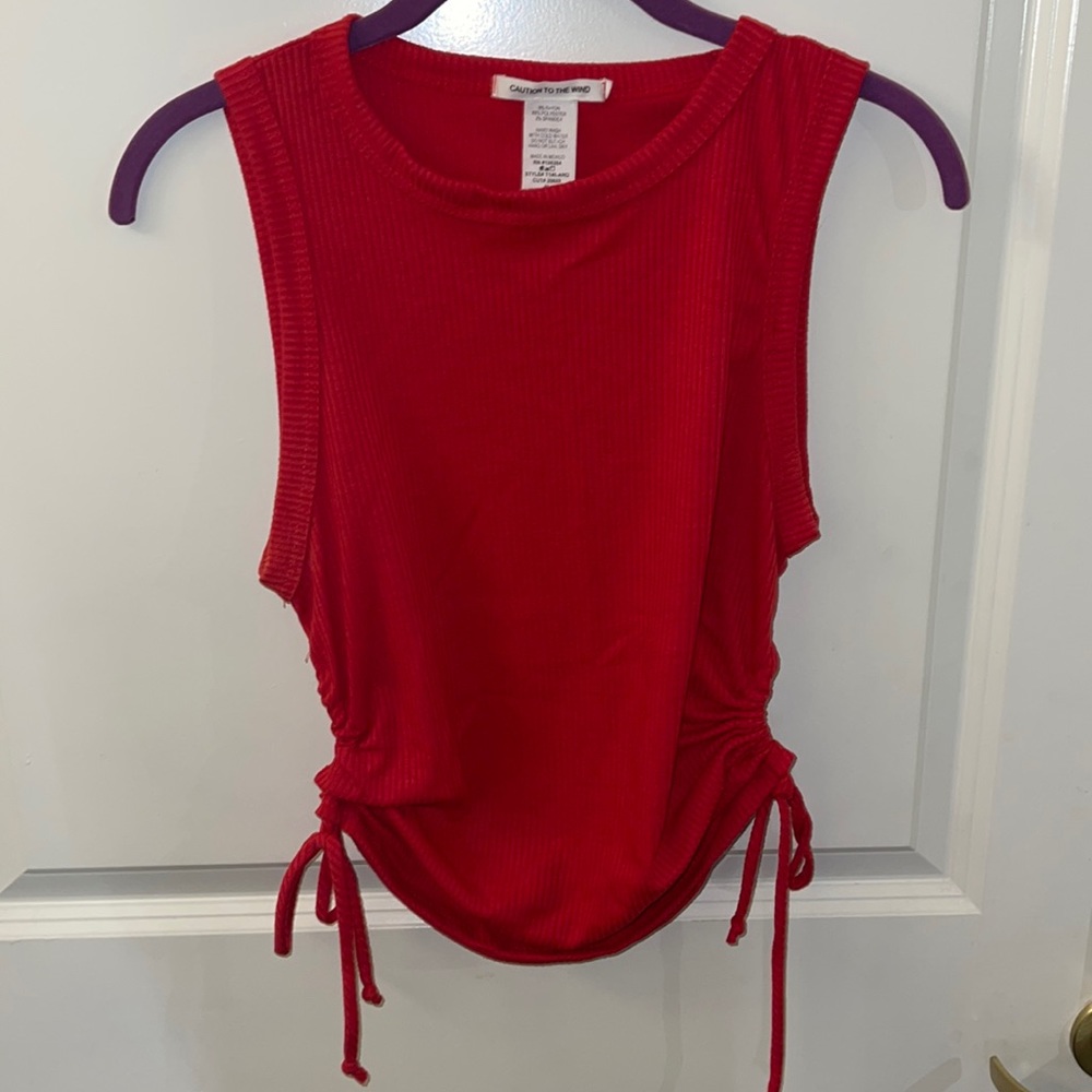 Adjustable crop top